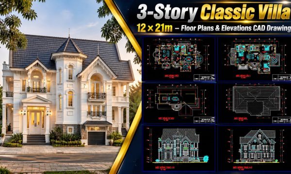 612.-3-story-classic-villa-12-_-21m-floor-plans-elevations-cad-drawing-1