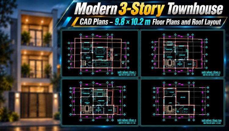 630.-modern-3-story-townhouse-cad-plans-9.8-_-10.2-m-floor-plans-and-roof-layout-1